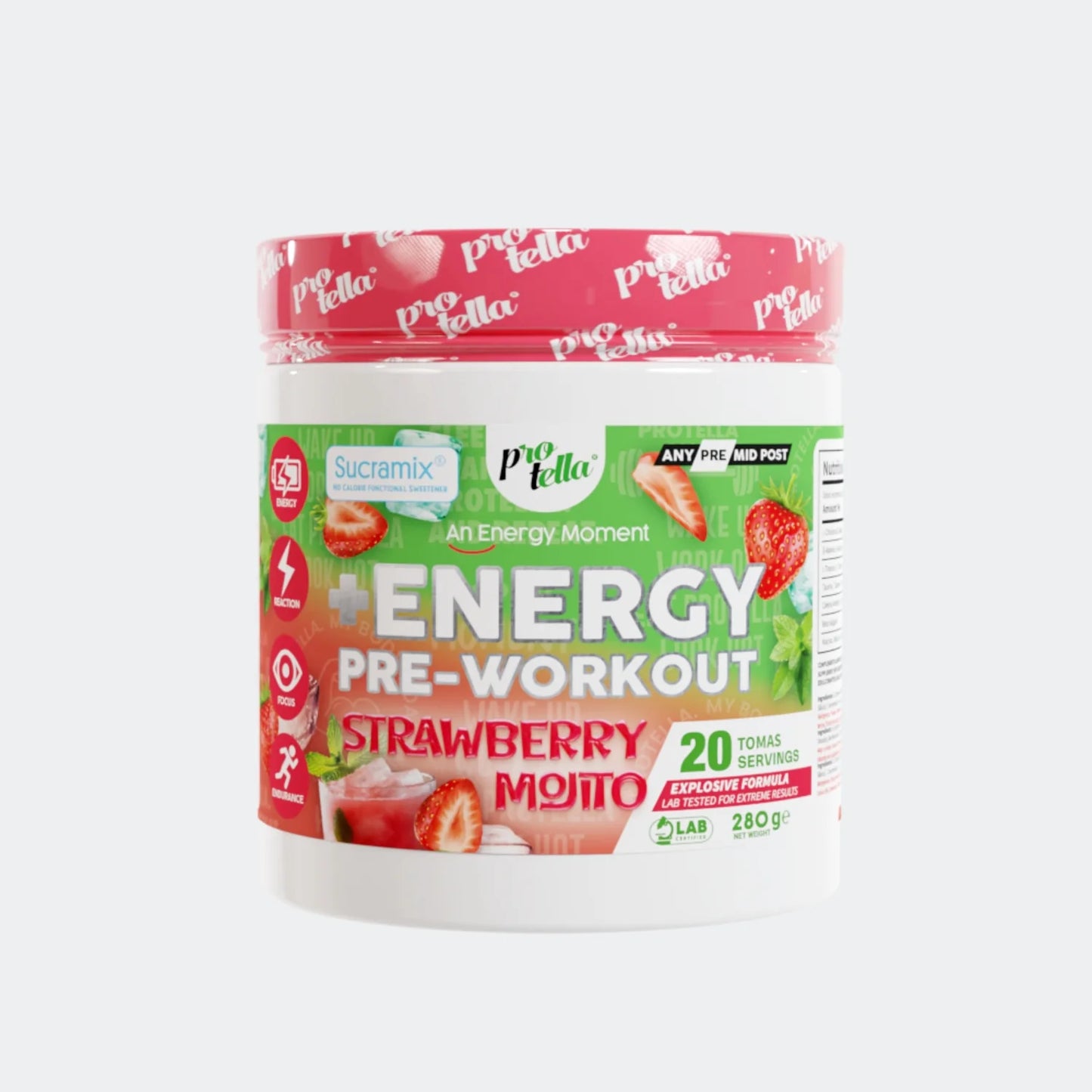 Pre-workout Strawberry Mojito 280g